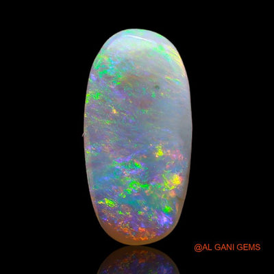 3.05 Cts Unheated Australian Fire Opal Loose Gemstone Oval Cabochon Natural 18x9x2 mm A-638