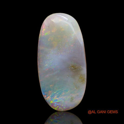3.05 Cts Unheated Australian Fire Opal Loose Gemstone Oval Cabochon Natural 18x9x2 mm A-638