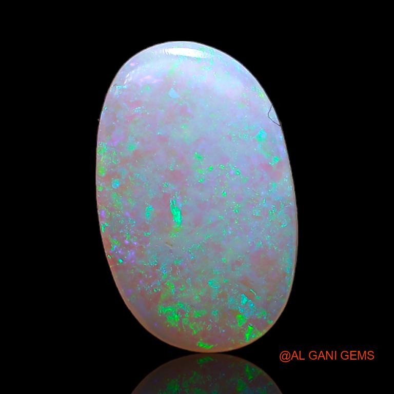 2.85 Cts Natural Australian Fire Opal Loose Gemstone Oval Cabochon 15x9x3 mm A-639