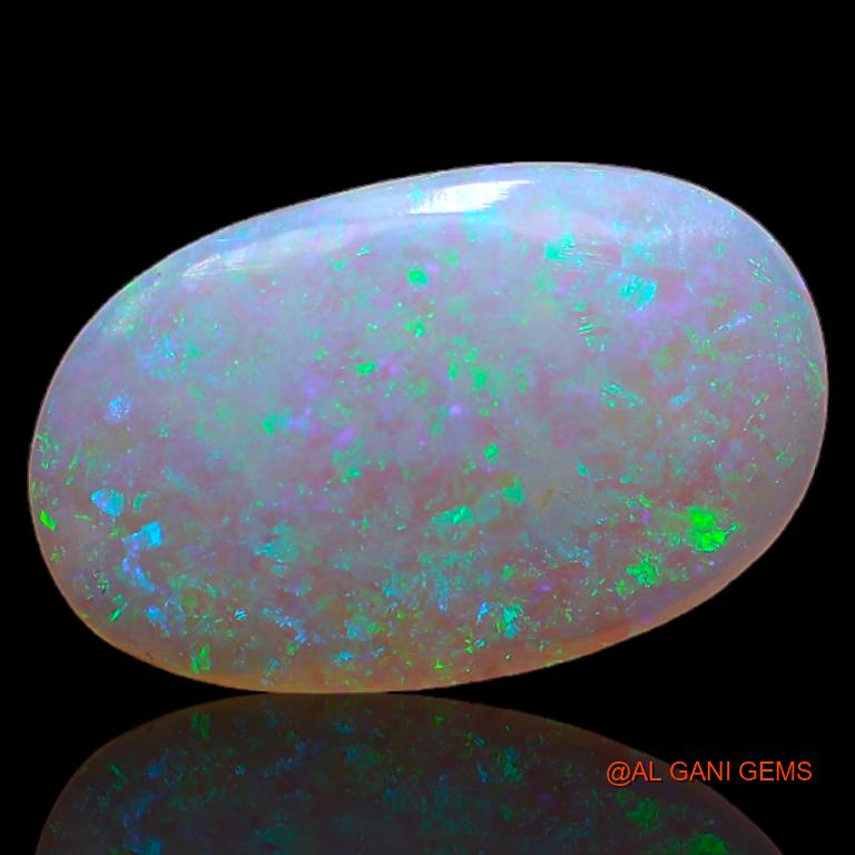 2.85 Cts Natural Australian Fire Opal Loose Gemstone Oval Cabochon 15x9x3 mm A-639