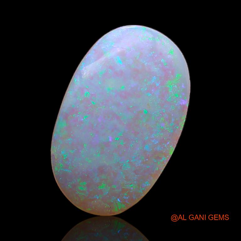 2.85 Cts Natural Australian Fire Opal Loose Gemstone Oval Cabochon 15x9x3 mm A-639