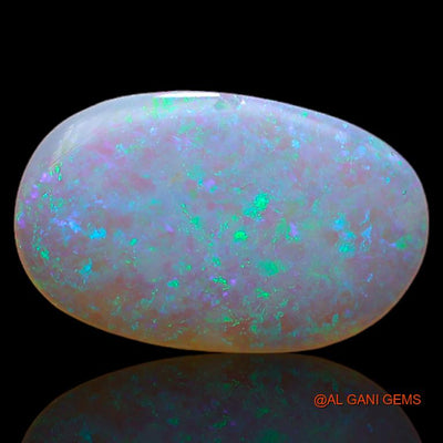 2.85 Cts Natural Australian Fire Opal Loose Gemstone Oval Cabochon 15x9x3 mm A-639