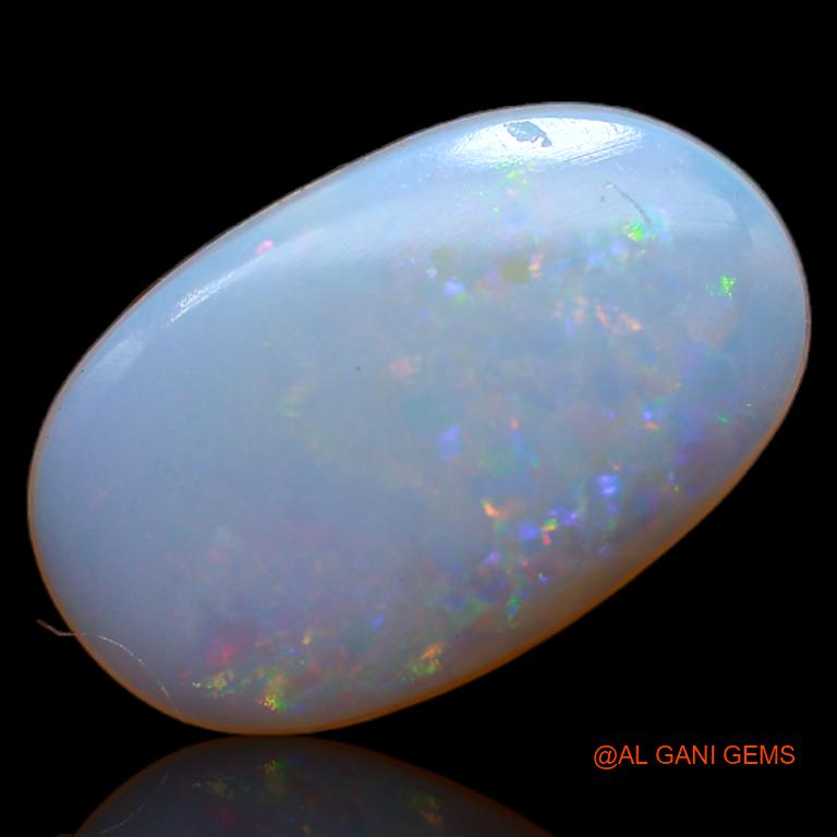 2.85 Cts Natural Australian Fire Opal Loose Gemstone Oval Cabochon 15x9x3 mm A-639
