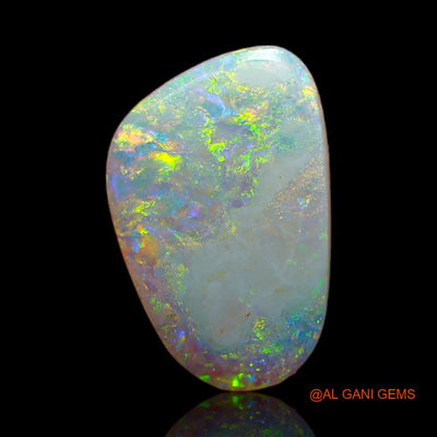 2.70 Cts Natural Australian Fire Opal Loose Gemstone Fancy Cabochon 15x10x2 mm A-640