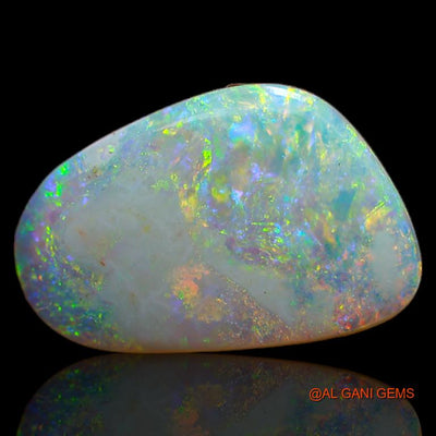 2.70 Cts Natural Australian Fire Opal Loose Gemstone Fancy Cabochon 15x10x2 mm A-640
