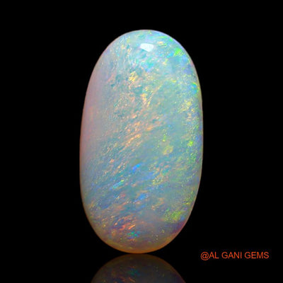 3.55 Cts Natural Australian Fire Opal Loose Gemstone Oval Cabochon 15x8x3 mm A-641