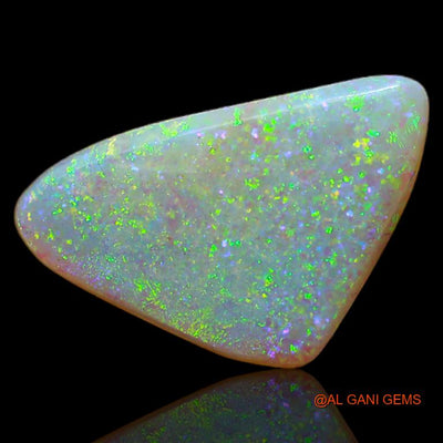 3.10 Cts Natural Australian Fire Opal Loose Gemstone Trillion Cabochon 15x9x3 mm A-644