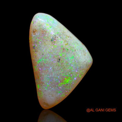 3.10 Cts Natural Australian Fire Opal Loose Gemstone Trillion Cabochon 15x9x3 mm A-644