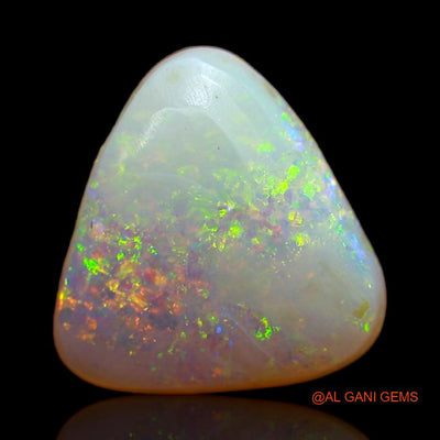 3.55 Cts Natural Australian Fire Opal Loose Gemstone Trillion Cabochon 12x11x4 mm A-647