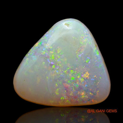 3.55 Cts Natural Australian Fire Opal Loose Gemstone Trillion Cabochon 12x11x4 mm A-647