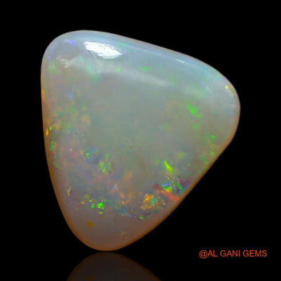 3.55 Cts Natural Australian Fire Opal Loose Gemstone Trillion Cabochon 12x11x4 mm A-647