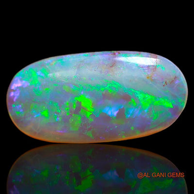 2.55 Cts Natural Australian Fire Opal Loose Gemstone Oval Cabochon 16x8x3 mm A-648