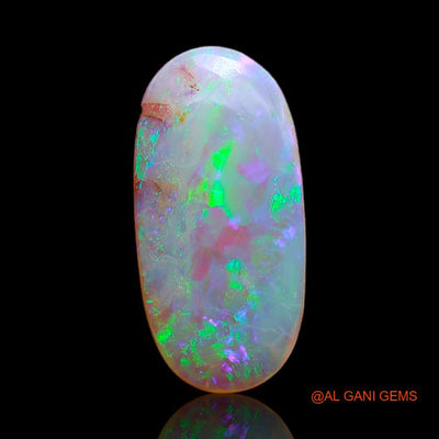 2.55 Cts Natural Australian Fire Opal Loose Gemstone Oval Cabochon 16x8x3 mm A-648