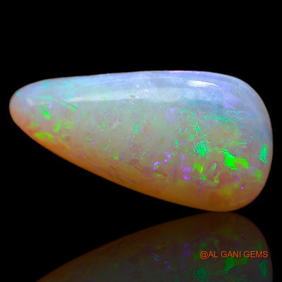 2.90 Cts Natural Australian Fire Opal Loose Gemstone Pear Cabochon 16x8x3 mm A-649