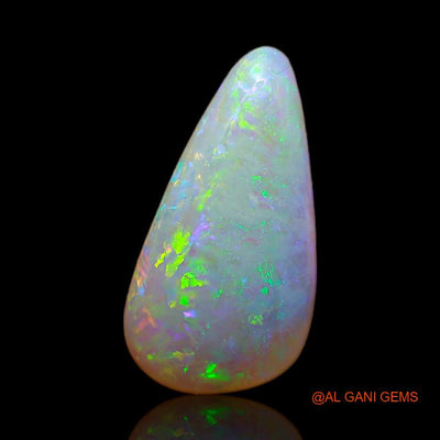 2.90 Cts Natural Australian Fire Opal Loose Gemstone Pear Cabochon 16x8x3 mm A-649