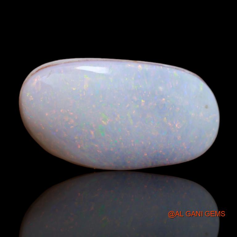 12.00 Cts Unheated Australian Fire Opal Loose Gemstone Fancy Cabochon Natural 22x12x7 mm A-64