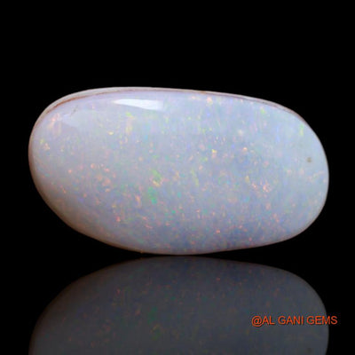 12.00 Cts Unheated Australian Fire Opal Loose Gemstone Fancy Cabochon Natural 22x12x7 mm A-64