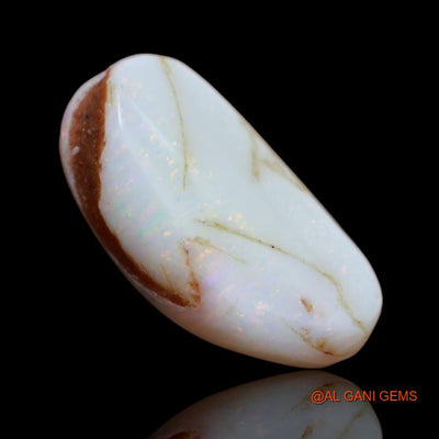 12.00 Cts Unheated Australian Fire Opal Loose Gemstone Fancy Cabochon Natural 22x12x7 mm A-64