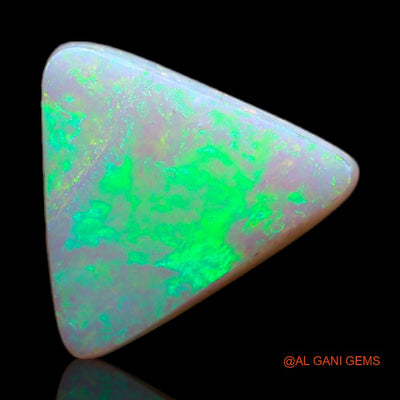 2.40 Cts Natural Australian Fire Opal Trillion Cabochon Loose Gemstone For Jewelry 13x11x2 mm A-650