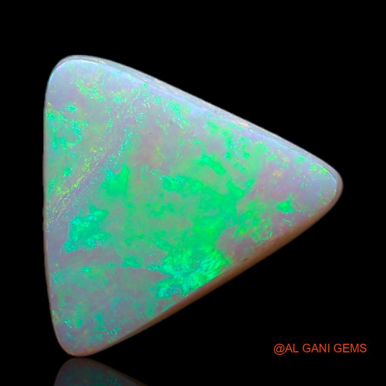 2.40 Cts Natural Australian Fire Opal Trillion Cabochon Loose Gemstone For Jewelry 13x11x2 mm A-650