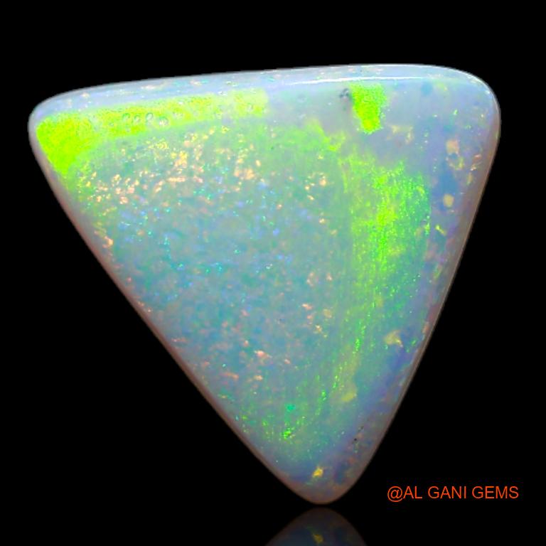 2.40 Cts Natural Australian Fire Opal Trillion Cabochon Loose Gemstone For Jewelry 13x11x2 mm A-650