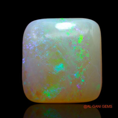 5.40 Cts Natural Australian Fire Opal Square Cabochon Loose Gemstone For Jewelry 12x11x4 mm A-651