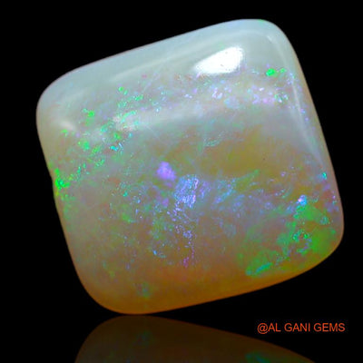 5.40 Cts Natural Australian Fire Opal Square Cabochon Loose Gemstone For Jewelry 12x11x4 mm A-651