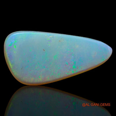 3.90 Cts Natural Australian Fire Opal Loose Gemstone Fancy Cabochon 17x8x3 mm A-653