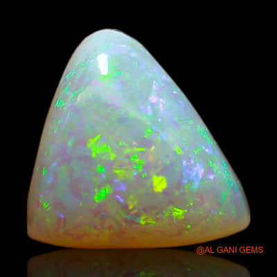 3.25 Cts Natural Australian Fire Opal Loose Gemstone Trillion Cabochon 10x10x4 mm A-655