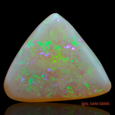 3.25 Cts Natural Australian Fire Opal Loose Gemstone Trillion Cabochon 10x10x4 mm A-655