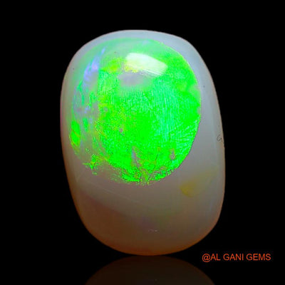 Natural Fire Opal Gemstone 3.90 Cts Loose Oval Cabochon From Australia 14x10x4 mm A-656