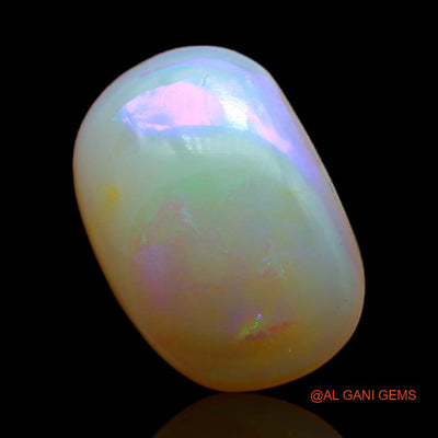 Natural Fire Opal Gemstone 3.90 Cts Loose Oval Cabochon From Australia 14x10x4 mm A-656