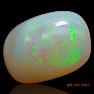 Natural Fire Opal Gemstone 3.90 Cts Loose Oval Cabochon From Australia 14x10x4 mm A-656