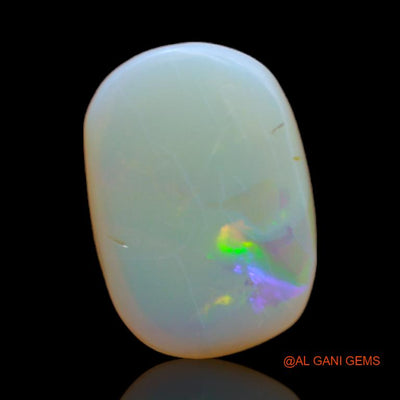 Natural Fire Opal Gemstone 3.90 Cts Loose Oval Cabochon From Australia 14x10x4 mm A-656