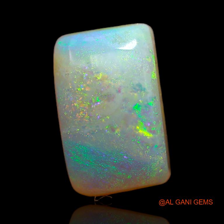 5.00 Cts Natural Australian Fire Opal Square Cabochon Loose Gemstone For Jewelry 12x7x6 mm A-657