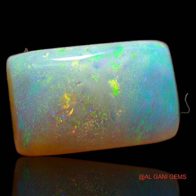 5.00 Cts Natural Australian Fire Opal Square Cabochon Loose Gemstone For Jewelry 12x7x6 mm A-657