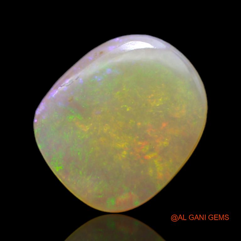 2.20 Cts Natural Australian Fire Opal Loose Gemstone Fancy Cabochon 11x10x2 mm A-658