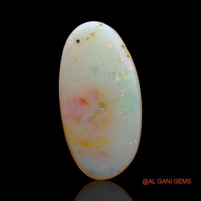 3.60 Cts Natural Australian Fire Opal Loose Gemstone Oval Cabochon 16x8x3 mm A-659