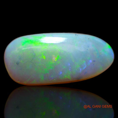 4.10 Cts Natural Australian Fire Opal Loose Gemstone Oval Cabochon 15x7x4 mm A-660