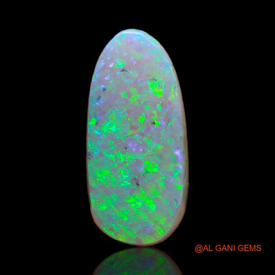 4.10 Cts Natural Australian Fire Opal Loose Gemstone Oval Cabochon 15x7x4 mm A-660