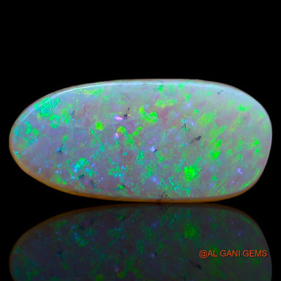 4.10 Cts Natural Australian Fire Opal Loose Gemstone Oval Cabochon 15x7x4 mm A-660