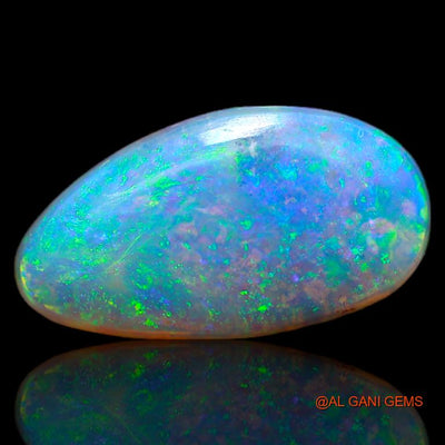 Natural Untreated Fire Opal Loose Gemstone Fancy Cabochon From Australia 2.70 Cts 15x8x3 mm A-661