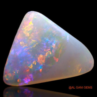 1.80 Cts Natural Australian Fire Opal Loose Gemstone Trillion Cabochon 13x10x2 mm A-663