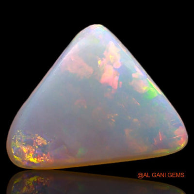 1.80 Cts Natural Australian Fire Opal Loose Gemstone Trillion Cabochon 13x10x2 mm A-663