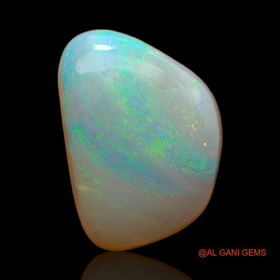 3.85 Cts Natural Australian Fire Opal Fancy Cabochon Loose Gemstone For Jewelry 13x9x4 mm A-664