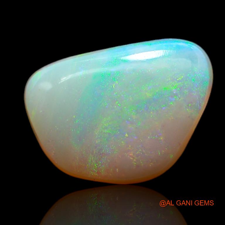 3.85 Cts Natural Australian Fire Opal Fancy Cabochon Loose Gemstone For Jewelry 13x9x4 mm A-664
