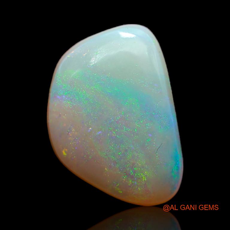3.85 Cts Natural Australian Fire Opal Fancy Cabochon Loose Gemstone For Jewelry 13x9x4 mm A-664