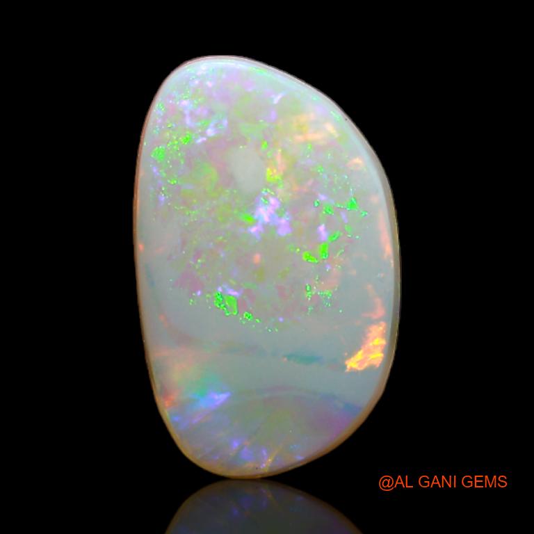 3.15 Cts Natural Australian Fire Opal Loose Gemstone Fancy Cabochon 13x8x4 mm A-665