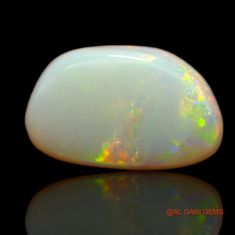 3.15 Cts Natural Australian Fire Opal Loose Gemstone Fancy Cabochon 13x8x4 mm A-665