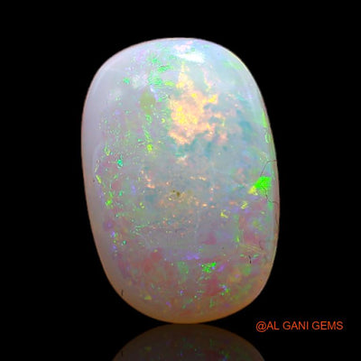 Natural Fire Opal Gemstone 2.45 Cts Loose Oval Cabochon From Australia 12x8x3 mm A-667